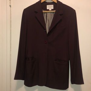 Burgundy blazer
